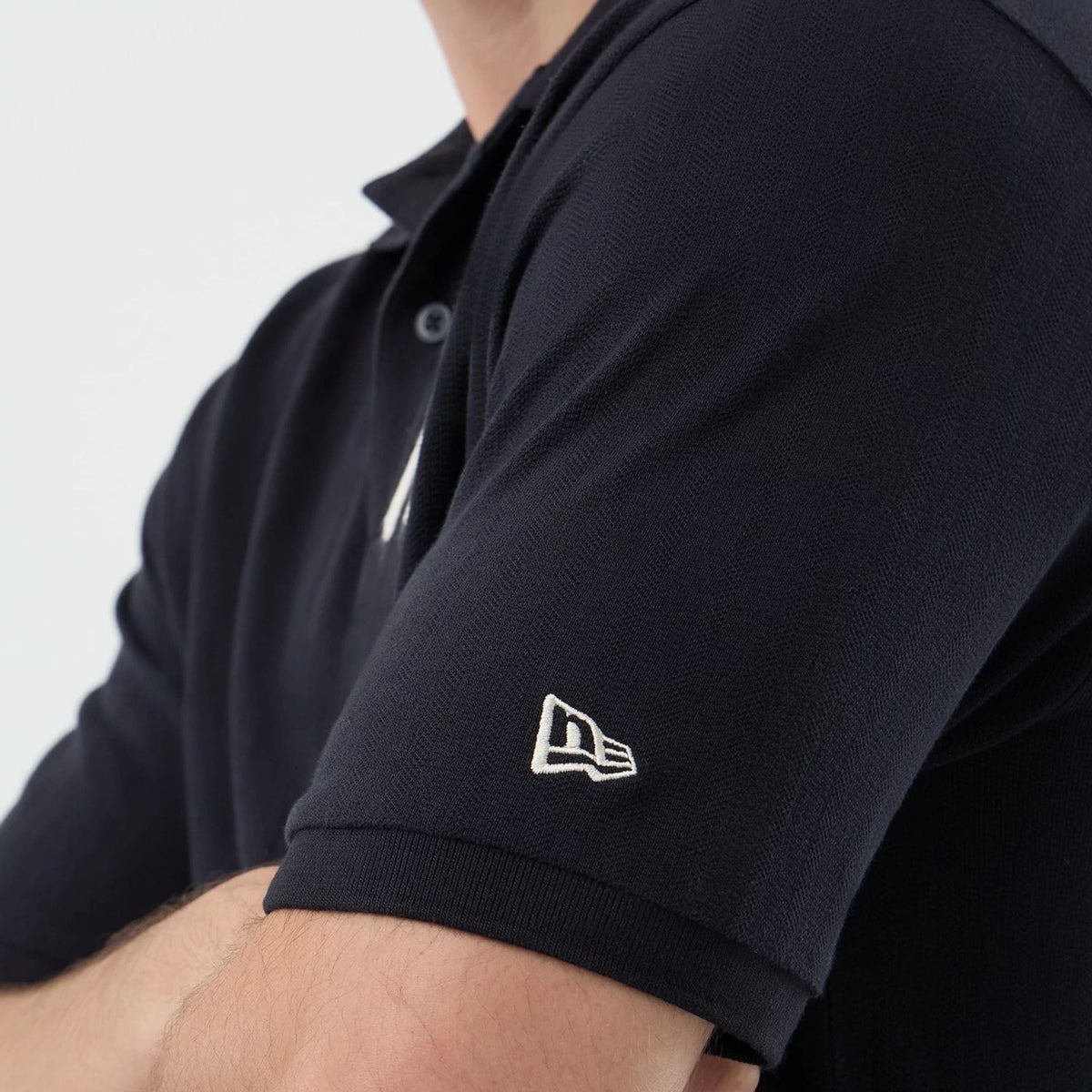 New York Yankees MLB Rib Navy Polo T-Shirt-zelvios