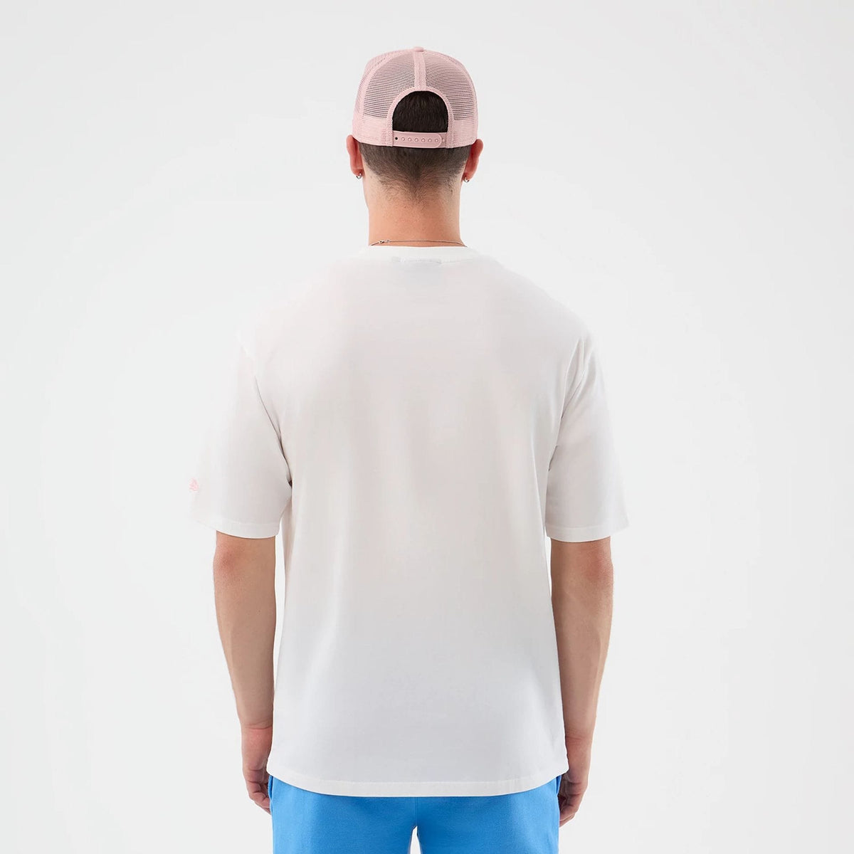 New York Yankees MLB League Essential White Oversized T-Shirt-zelvios