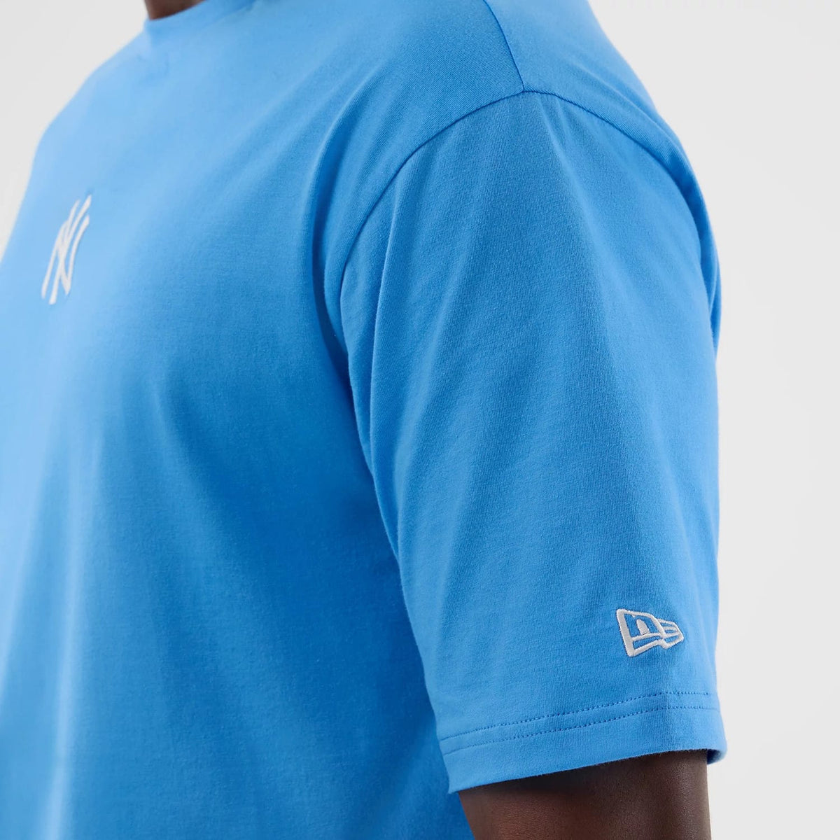 New York Yankees MLB League Essential Pastel Blue Oversized T-Shirt-zelvios