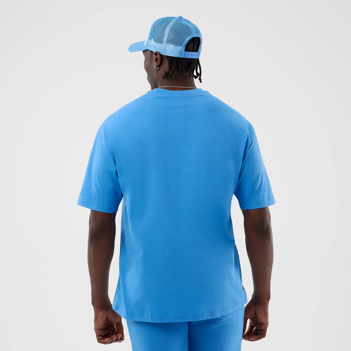 New York Yankees MLB League Essential Pastel Blue Oversized T-Shirt-zelvios