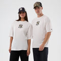 New York Yankees MLB Infill White Oversized T-Shirt-zelvios
