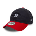 New York Yankees MLB Washed Contrast Navy 9TWENTY Adjustable Cap-zelvios