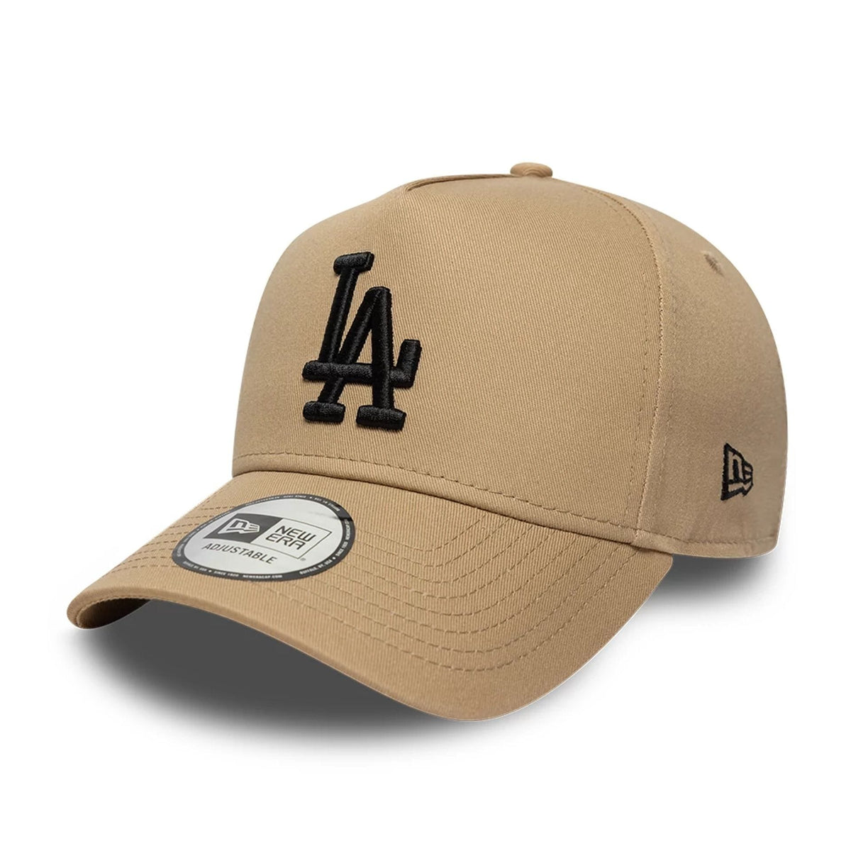 LA Dodgers MLB League Essential Light Beige 9FORTY E-Frame Adjustable Cap-zelvios