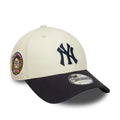 New York Yankees MLB World Series Patch Cream 9FORTY Adjustable Cap-zelvios