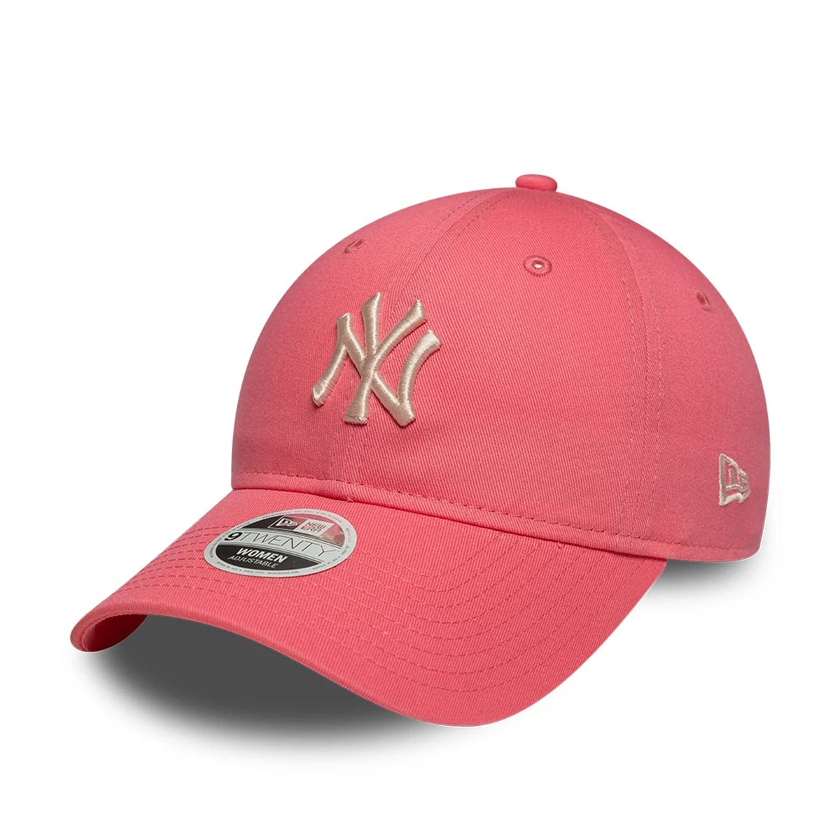 New York Yankees Womens MLB League Essential Pink 9TWENTY Adjustable Cap-zelvios