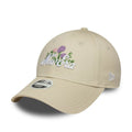 Womens New Era Beaded Light Beige 9FORTY Adjustable Cap-zelvios