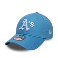 Athletics MLB League Essential Pastel Blue 9FORTY Adjustable Cap-zelvios