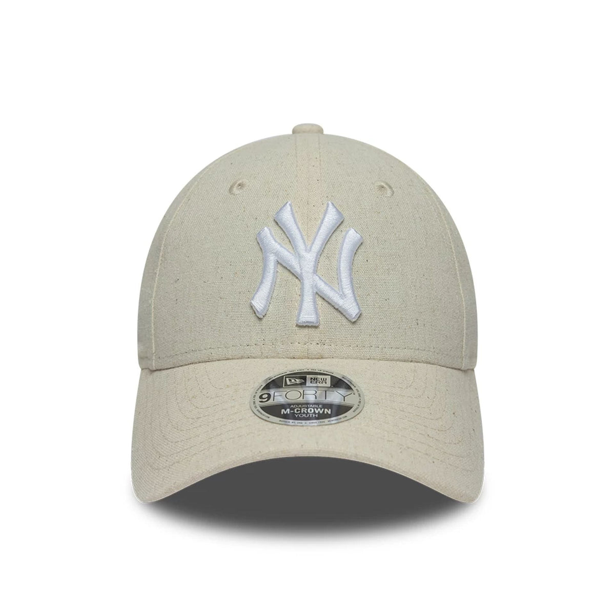 New York Yankees Youth MLB Linen Cream 9FORTY M-Crown Adjustable Cap-zelvios