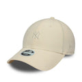 New York Yankees Womens MLB Cord Cream 9FORTY Adjustable Cap-zelvios