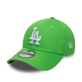 LA Dodgers MLB League Essential Open Green 9FORTY Adjustable Cap-zelvios