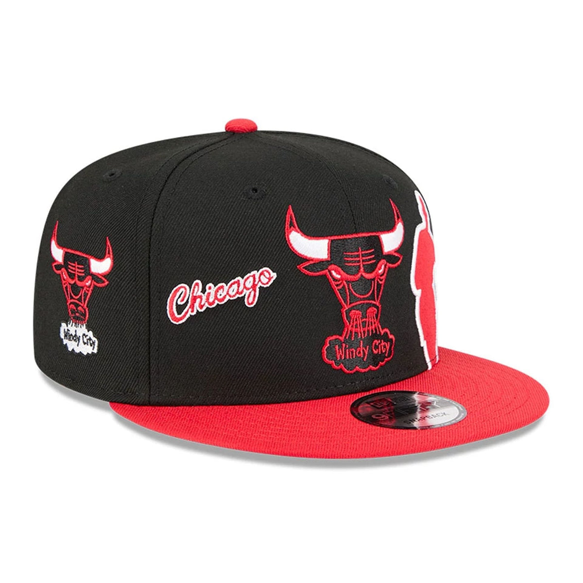 Chicago Bulls NBA Hardwood Classic ASG Black 9FIFTY Snapback Adjustable Cap-zelvios