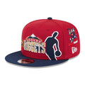 Nuggets NBA Hardwood Classic ASG Dark Red 9FIFTY Snapback Adjustable Cap-zelvios