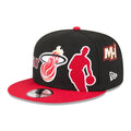 Miami Heat NBA Hardwood Classic ASG Black 9FIFTY Snapback Adjustable Cap-zelvios