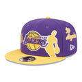 LA Lakers NBA Hardwood Classic ASG Purple 9FIFTY Snapback Adjustable Cap-zelvios