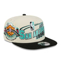 Spurs NBA Hardwood Classic ASG White 9FIFTY A-Frame Snapback Adjustable Cap-zelvios