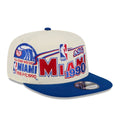 Heat NBA Hardwood Classic ASG White 9FIFTY A-Frame Snapback Adjustable Cap-kentox