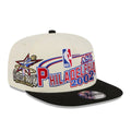 76ers NBA Hardwood Classic ASG White 9FIFTY A-Frame Snapback Cap-zelvios