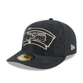 San Antonio Spurs NBA Brushed Cotton Black 59FIFTY Fitted Cap-zelvios