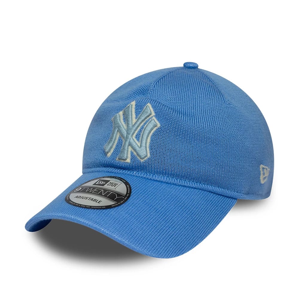 New York Yankees MLB Merino Wool Pastel Blue 9TWENTY Adjustable Cap-zelvios