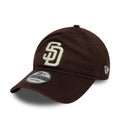 San Diego Padres MLB Merino Wool Dark Brown 9TWENTY Adjustable Cap-zelvios