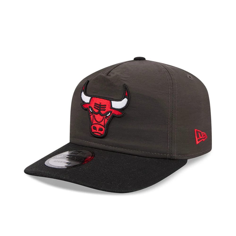 Chicago Bulls NBA Nylon Black 19TWENTY Adjustable Cap-zelvios
