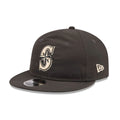 Seattle Mariners MLB Nylon Black Retro Crown 9FIFTY Adjustable Cap-zelvios