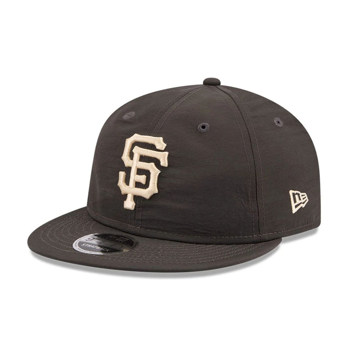San Francisco Giants MLB Nylon Black Retro Crown 9FIFTY Adjustable Cap-zelvios