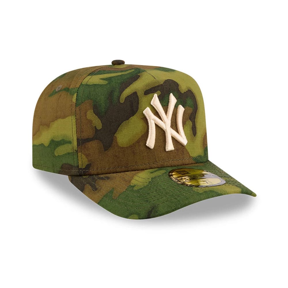 New York Yankees MLB Ripstop Camo 59FORTY A-Frame Fitted Cap-zelvios