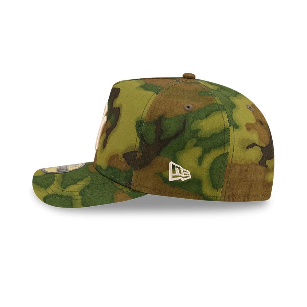 New York Yankees MLB Ripstop Camo 59FORTY A-Frame Fitted Cap-zelvios