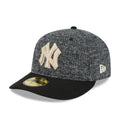 New York Yankees MLB Tweedy Cotton Black 59FIFTY Fitted Cap-zelvios