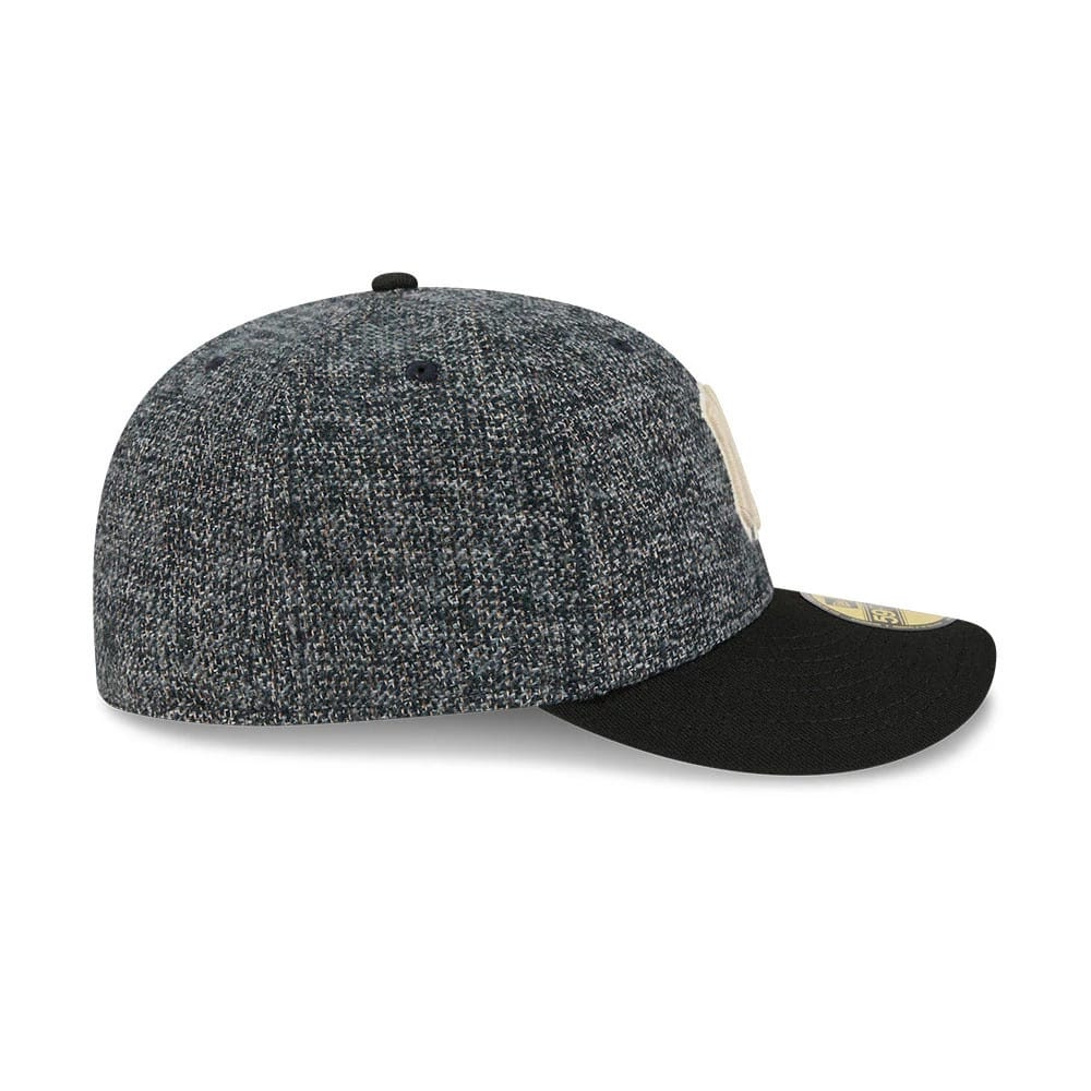 New York Yankees MLB Tweedy Cotton Black 59FIFTY Fitted Cap-zelvios