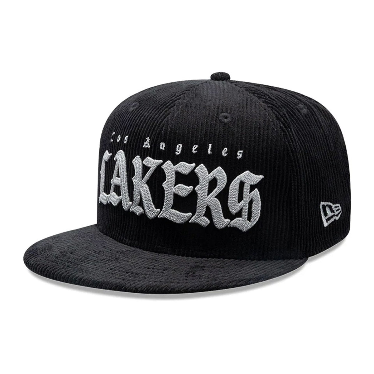 LA Lakers NBA Old English Black 9FIFTY Snapback Cap-zelvios