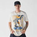 LA Dodgers MLB X Looney Tunes Cream T-Shirt-zelvios