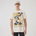 New York Yankees MLB X Looney Tunes Cream T-Shirt-zelvios