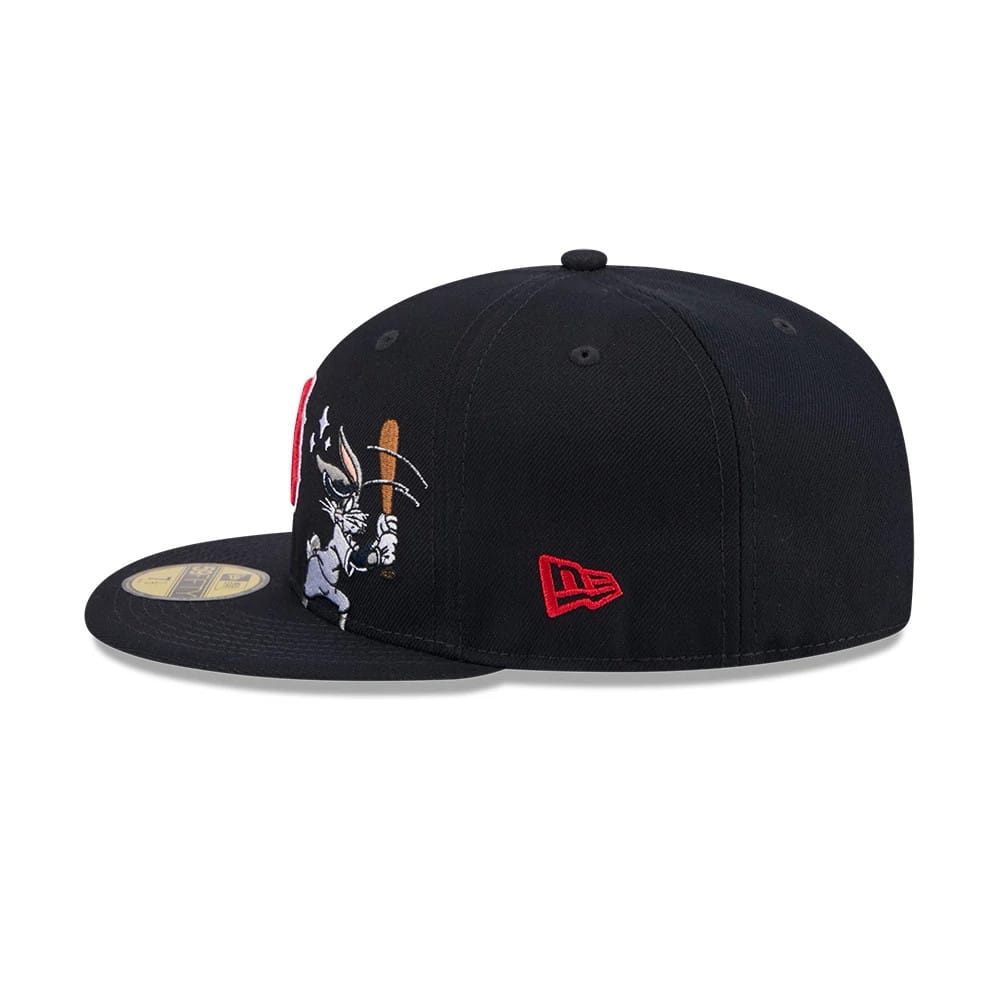Boston Red Sox MLB X Looney Tunes Bugs Bunny Navy 59FIFTY Fitted Cap-zelvios