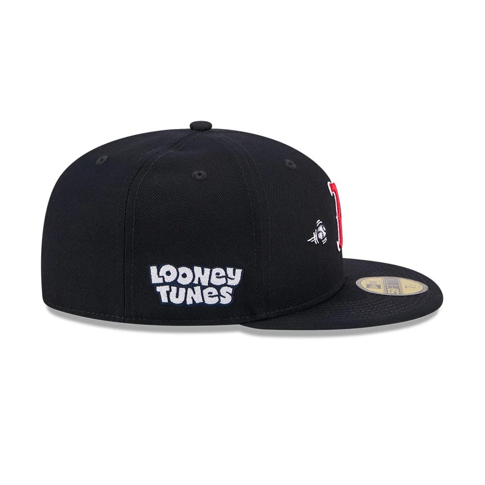 Boston Red Sox MLB X Looney Tunes Bugs Bunny Navy 59FIFTY Fitted Cap-zelvios