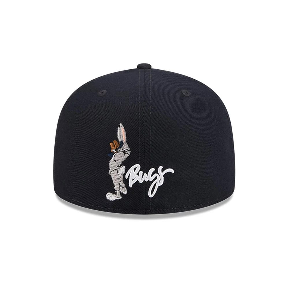 Detroit Tigers MLB X Looney Tunes Bugs Bunny Navy 59FIFTY Fitted Cap-kentox