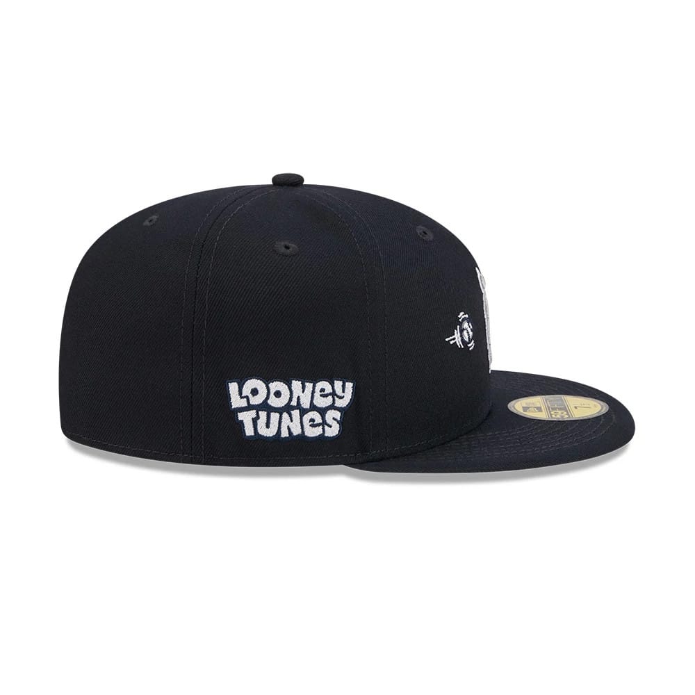Detroit Tigers MLB X Looney Tunes Bugs Bunny Navy 59FIFTY Fitted Cap-kentox