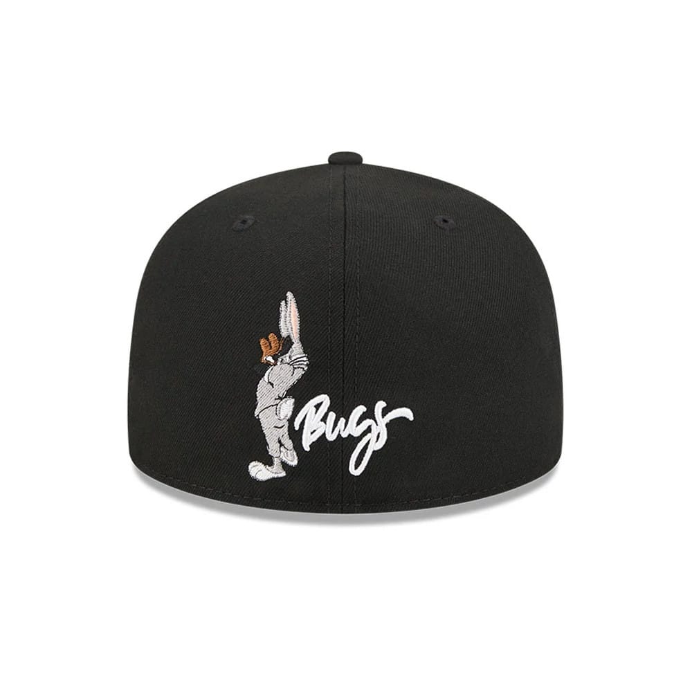 Chicago White Sox MLB X Looney Tunes Bugs Bunny Black 59FIFTY Fitted Cap-kentox