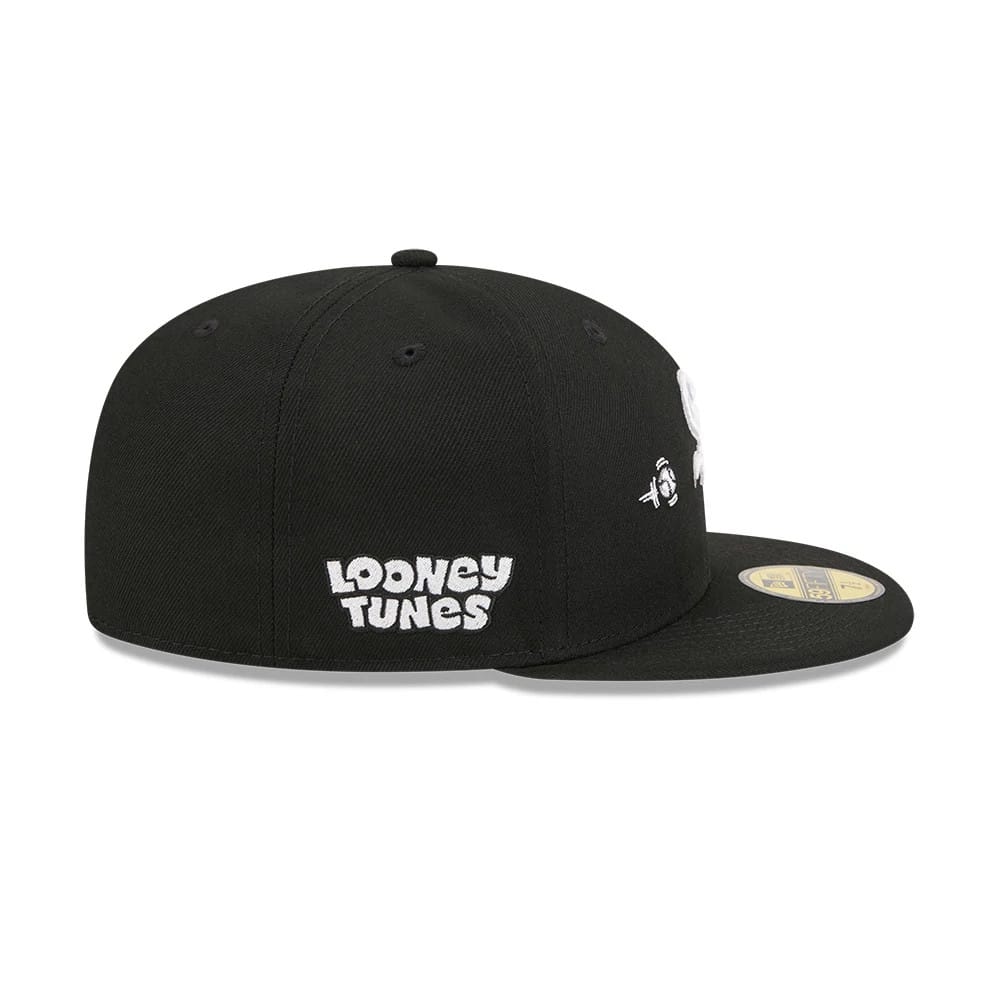 Chicago White Sox MLB X Looney Tunes Bugs Bunny Black 59FIFTY Fitted Cap-kentox