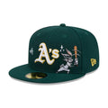 Athletics MLB X Looney Tunes Bugs Bunny Dark Green 59FIFTY Fitted Cap-zelvios