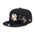 Yankees MLB X Looney Tunes Daffy Duck Navy 9FIFTY Snapback Adjustable Cap-zelvios