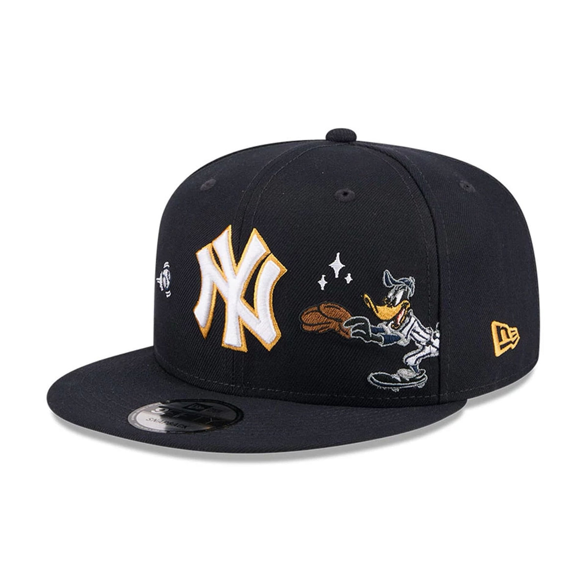 Yankees MLB X Looney Tunes Daffy Duck Navy 9FIFTY Snapback Adjustable Cap-zelvios
