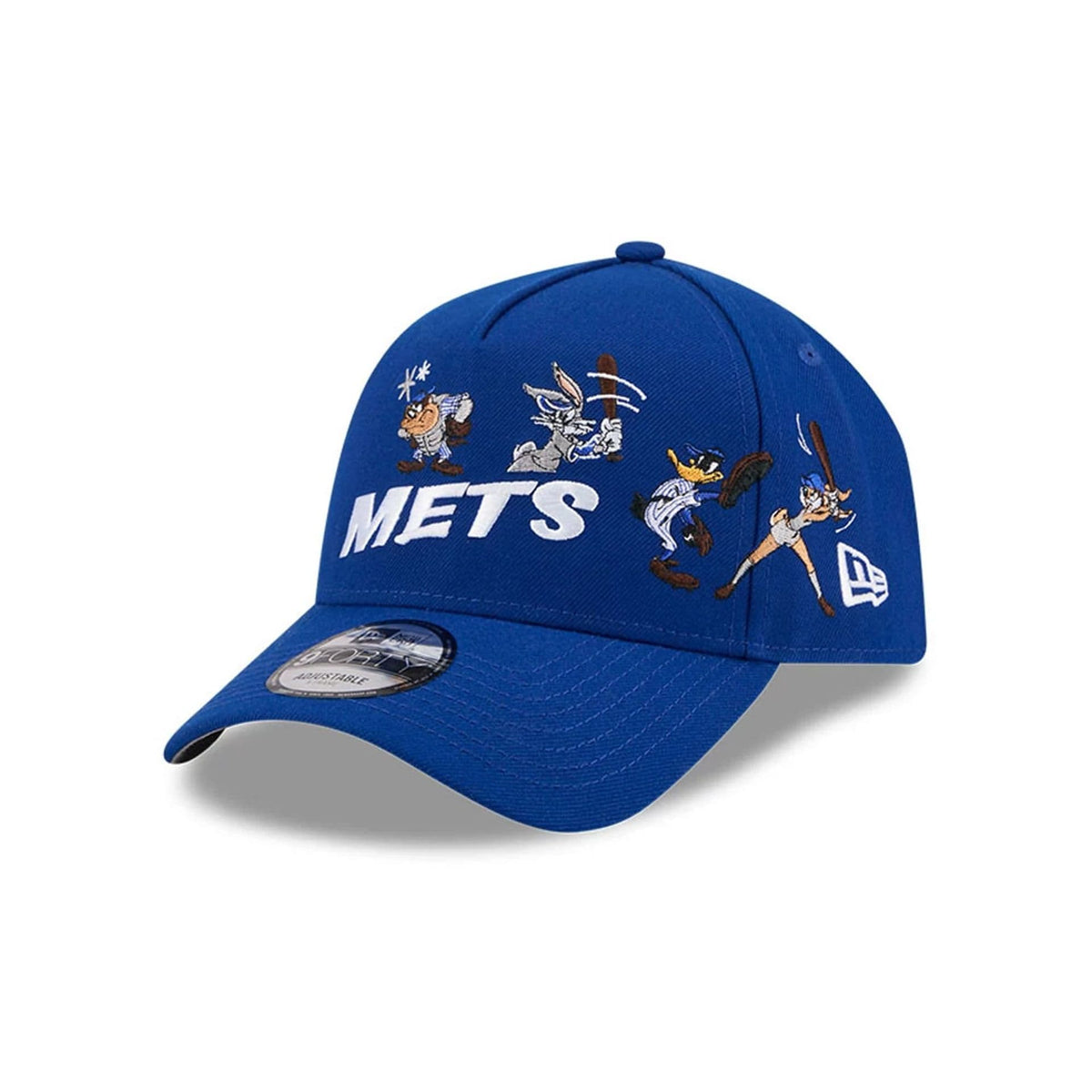 New York Mets MLB X Looney Tunes Blue 9FORTY A-Frame Adjustable Cap-zelvios