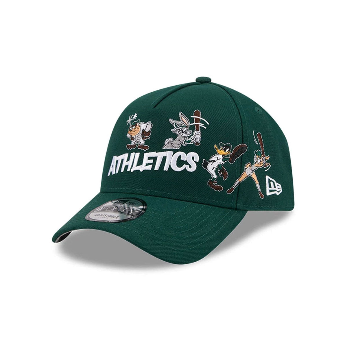 Athletics MLB X Looney Tunes Dark Green 9FORTY A-Frame Adjustable Cap-zelvios