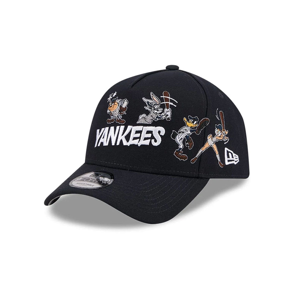 New York Yankees MLB X Looney Tunes Navy 9FORTY A-Frame Adjustable Cap-zelvios