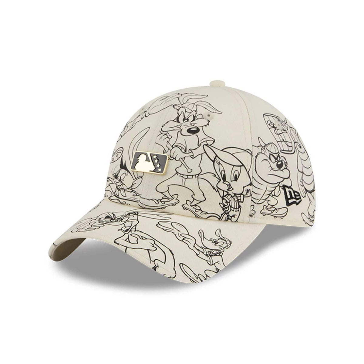 Minor League Logo MiLB X Looney Tunes Cream Casual Classic Adjustable Cap-zelvios