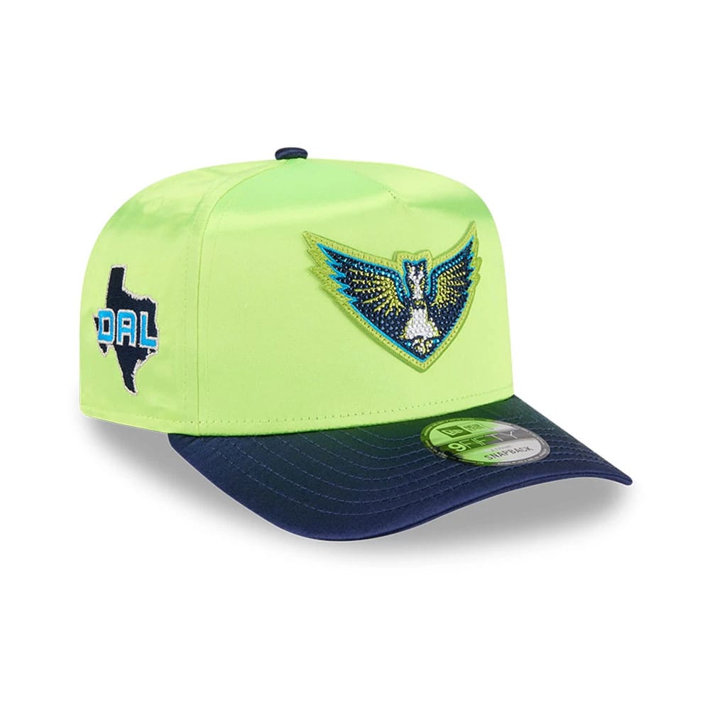 Wings WNBA Draft 2026 Bright Green 9FIFTY A-Frame Snapback Adjustable Cap-zelvios