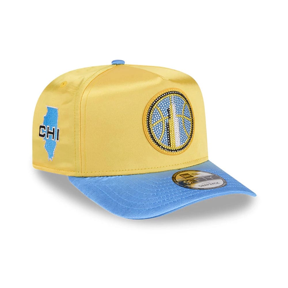 Sky WNBA Draft 2026 Yellow 9FIFTY A-Frame Snapback Adjustable Cap-zelvios