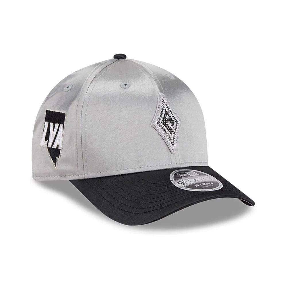 Las Vegas Aces WNBA Draft 2026 Silver 9FORTY M-Crown Adjustable Cap-zelvios